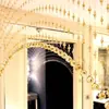 Nova Cortina de Contas de Cristal para Divisória de Sala de Estar, Cortina Luxuosa para Porta de Quarto, Cortina de Contas Moderna para Casamento, Cortina Decorativa Suspensa sem Furos