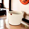 Cesta de Almacenamiento Tejida con Cuerda de Algodón al por Mayor Estilo Nórdico Cesta para Ropa Sucia Cesta de Lavandería Plegable Contenedor de Almacenamiento de Juguetes de Escritorio