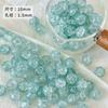 [Hielo] Cuentas sueltas de 10 mm, cuentas de vidrio, hechas a mano, para pulseras, collares, etc.