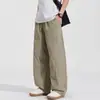 VIVA CAMELLO Calças Casuais Masculinas Verão Finas Modernas Secagem Rápida Respiráveis Largas Retas Wide-Leg Calças Cargo