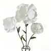 Flores de Camino de Boda Acabadas Amapola Grande de Simulación Decoración de Escenario Hechas a Mano Flores de Papel Accesorios para Decoración de Ventanas