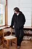 Pijama para Hombre Kexika con Cuello Alto y Cremallera Set de Felpa Gruesa Otoño e Invierno Peluche Largo Ropa de Casa Casual Se Puede Usar Afuera