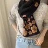 Novo Cachecol de Outono e Inverno Feminino de Inverno Estilo Coreano Versátil de Lã Tricotada Estudante Menina Fofa Cachecol Longo de Alta Qualidade