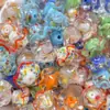 Bolo Saia Estilo Quadrinhos Contas de Vidro Transparente Contas Soltas DIY Pulseira Feita à Mão Colar Material para Contas