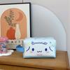 Bolsa de Maquillaje Grande Estilo Caricatura Japonesa 2026 con Estampados Lindos y Textura, Bolso de Mano para Viaje y Almacenamiento de Artículos de Tocador