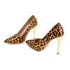 Nuevos Zapatos de Salón de Punta Fina con Estampado de Leopardo Estilo Británico, Tacones Altos para Danza Jazz, Zapatos de Mujer Estilo Callejero, Tallas Grandes 40-48