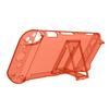 Funda Cristal Dividida Switch Oled Funda Cristal Switch Oled con Soporte Funda Protectora Ns Oled