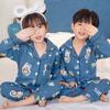 Conjunto de Ropa Interior para Niños Nuevo de Primavera y Otoño, Conjunto de Dos Piezas de Ropa de Otoño y Pantalones Largos para Bebé Niña, Pijamas para Niños y Niñas de Talla Pequeña y Mediana
