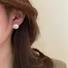 Pendientes de Perla con Letra de Diseñador Únicos para Mujer, Pendientes Versátiles y Elegantes de Celebridad de Internet