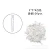 Diodo emisor de luz LED cuentas de lámpara cuadradas 2*3*4 en línea blanco rojo azul verde amarillo 2*5*7 indicador de alto brillo