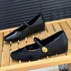Zapatos Negros de Tacón Bajo para Mujer 2026 Nuevos Zapatos Planos de Cuero para Primavera y Otoño Zapatos Franceses Mary Jane para Mujer para Combinar con Faldas