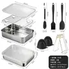 Tapete de Silicona para Freidora de Aire, Bandeja Redonda para Hornear, Antiadherente, Resistente al Aceite, Resistente a Altas Temperaturas, Fácil de Limpiar, Reutilizable, Forro Interior para Olla