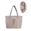 Bolsa Tote Matelassê de Comércio Exterior da Amazon, Bolsa Grande para Laptop, Bolsa de Mão Feminina, Bolsa de Ombro de Algodão