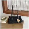 Gran Capacidad Otoño/Invierno Casual 2025 Nuevo Colgante Colgante Mate Textura Retro Clase Viaje Diario Bolso de Hombro