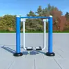 Parque de plaza comunitaria equipo de ejercicio al aire libre, sendero de fitness al aire libre de estándar nacional para la comunidad, máquina de caminar espacial de doble asiento