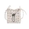 2025 Moda de Moda Lazo Plisado Estilo Coreano Nuevo Casual Estilo Occidental Simple para Viajar al Trabajo Bolso de Hombro Cruzado para Mujer