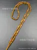 Cordón para Colgante de Tubo Recto de Ámbar Sintético Tejido a Mano, Cordón para Colgante de Columna Recta, Cordón de Cadena de Cuentas, Cadena para Suéter