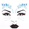 Decoración facial para actuación en escenario pedrería pequeño gato salvaje Gema facial palo para cejas taladro Palo para ojos taladro palo de taladro de resina