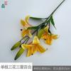 Lírio-de-três-flores-e-três-folhas, Lírio-de-duas-flores-e-uma-folha, Fabricante Atacadista de Comércio Exterior Transfronteiriço, Flores Artificiais para Decoração de Hotel
