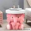 Alemán 2026 Nuevo Modelo Fabricante Mesa de Café Elefante Sala de Estar Grande Mesa Lateral de Sofá Decoración de Piso Bandeja Gabinete de TV Hogar