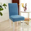 Pan Ya Textiles Tela Polar a Cuadros Engrosada Elástica Funda para Silla de Hotel Restaurante Comedor Funda para Taburete a Prueba de Polvo Funda para Silla