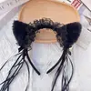 Diadema de felpa antideslizante para mujer, diadema para el pelo, accesorios para el pelo, máscara facial de dibujos animados linda nueva