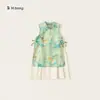 Nueva Colección Estilo ChinoVestido Cheongsam para Niñas, Atuendo de Performance Hanfu para Bebé, Ropa Tradicional China, Traje Estilo Chino para Niños