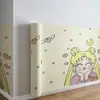 Papel de Parede Autoadesivo Estilo Cartoon Infantil e Puro Adesivos de Parede à Prova d'Água Papel de Parede para Casa Decoração de Parede de Fundo para Quarto Sala de Estar Adesivos