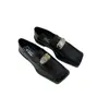 Zapatos de Mujer Estilo Británico de Punta Cuadrada con Tacón Medio Grueso, Mocasines de Suela Gruesa, Zapatos de Cuero Versátiles y Elegantes, Zapatos de Una Sola Hebilla Mary Jane con Corte Profundo