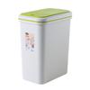 Color de adquisición personalizado creativo para el hogar cocina baño tapa abatible pedal de presión exportación al extranjero explosiones cubo de basura venta al por mayor