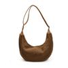 Bolso Sobaco Retro de Gran Capacidad Estilo Coreano para Mujer Otoño e Invierno Nuevo Casual Bolso Dumpling Bolso de Hombro de Alta Gama para Gente Commuter