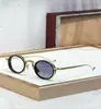 Gafas de Sol Jmm Varda Moda Transfronteriza Retro Metal Marco Ovalado para Hombres y Mujeres, Versátiles de Moda para Vacaciones Fiestas