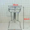 Pedestal de lavabo de pie para uso doméstico, pedestal de lavabo triangular tradicional de acero inoxidable para el campo, lavabo de pie