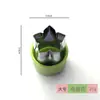 Suplemento alimentar para bebês molde de superfície de borboleta cortador de flor de vegetais e frutas molde de impressão de biscoito de salsicha wonton impressão em aço inoxidável