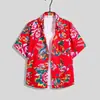 Roupas de coco Sanya plus size, camisa solta de casal hip-hop, manga curta, mahjong, flor, estilo retrô Hong Kong, estilo japonês para homens e mulheres