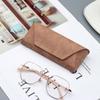 Estuche de Gafas de Alta Gama Personalizado con Patrón de Piel de Oveja, Gran Capacidad, Estuche de Gafas de Sol de PU Resistente a la Presión, Estuche para Gafas de Sol