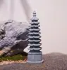 Lanterna de Pedra Simulação Paisagem Japonesa Enfeites Flores de Jardim Bonsai Paisagismo Kyoto Decoração de Paisagem Seca Decoração de Aquário