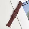 Correa de Silicona con Patrón en Relieve y Doble Hebilla Iwatch11 Adecuada para Apple Watch Applewatch1098 Generación Sports Se