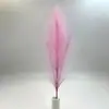 Nova simulação de grama de pavão, grama de junco colorida, flores artificiais, fogos de artifício, enfeites de flores de estrada para casamento, atacado