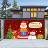 Mejor Venta en Amazon Decoración Navideña para Puerta de Garaje Tela Colgante Tela de Fondo para Fiesta Festiva Tela de Pared Tela Colgante Grande