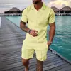 Camisa Polo Masculina Nova Moda Verão Casual Estampa 3D Gola Reversível