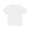 Primavera/Verano 2026 Nuevo A@Mi Cuadros Blanco y Negro Letras Cuello Redondo Sudadera Manga Corta Estilo Unisex Venta al por Mayor Dropshipping