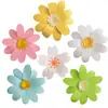 Diseño de creación de anillos pequeños y frescos para jardín de infantes, pegatinas de pared, hojas de papel de cartón, flores, material de disfraces para el aula.
