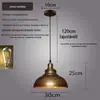 Lustre de ferro estilo industrial para restaurantes e cafés, lustre comercial vintage retrô para hot pot em cor preto e bronze antigo