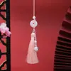 Fivela da Paz Sino do Palácio Pingente de Borla Artesanal DIY Ruyi Hanfu Marcador de Página Joia Estilo Chinês Borla Estilo Antigo