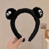 Faixa de cabelo feminina para lavar o rosto 2025, nova faixa de cabeça de urso fofa para outono e inverno, grampos de cabelo, acessórios de cabelo, chapéus de pelúcia