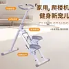 Máquina Multifuncional para Subir Escadas, Máquina de Escalada Indoor, Equipamento de Exercício Fitness para Casa, Stepper, Máquina de Escalada