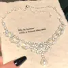 Collar Super Brillante de Princesa Fugitiva para Mujer, Nuevo Modelo 2025, Lujo de Alta Gama, Estilo de Nicho, Exquisita Cadena para la Clavícula