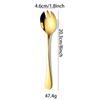 Colher de Servir de Aço Inoxidável Amazon Vazamento 1010 Concha para Sopa Pegador de Comida Colher de Servir de Hotel Garfo Talheres Públicos para Banquete