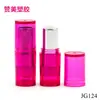 Envase cosmético de fábrica tubo redondo para labial tubo de plástico para labial JG124 producto nuevo tubo de inyección para labial